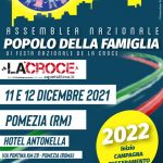 Assemblea nazionale Popolo della Famiglia 11 e 12 dicembre 2021 Pomezia
